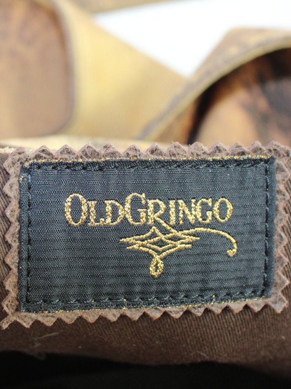 Old Gringo Abilene GT Leopardito Distressed Suede Leather Messenger Bag (NWT) - Picture 8 of 11